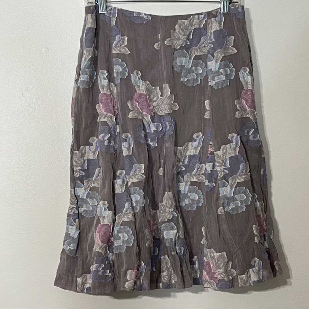 Juliana Collezione Mesh Floral Skirt